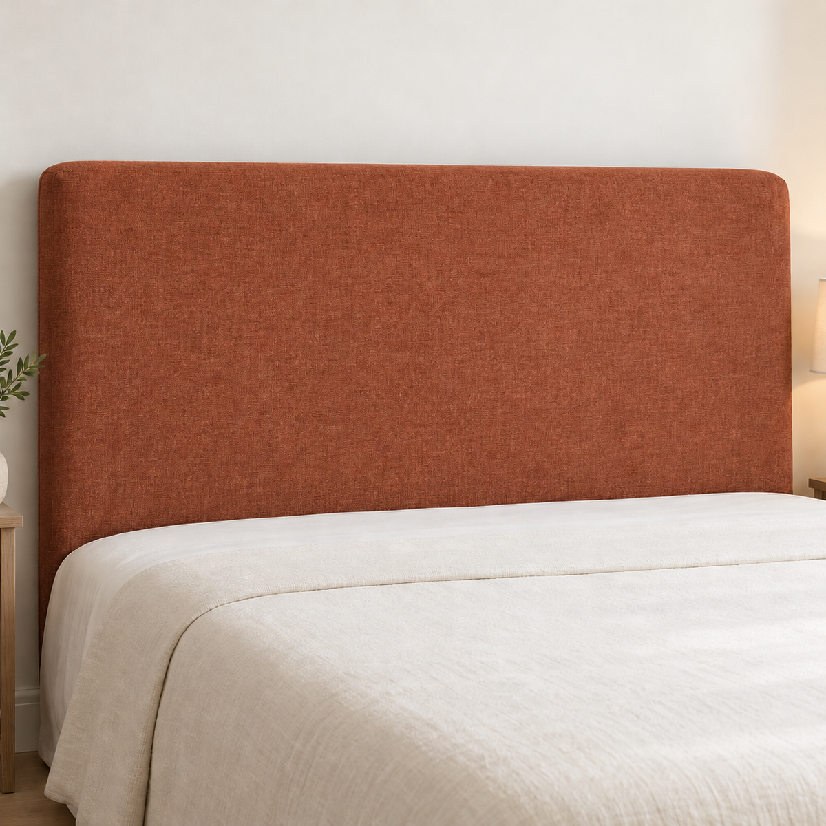 Bed Headboard Cover – Rust