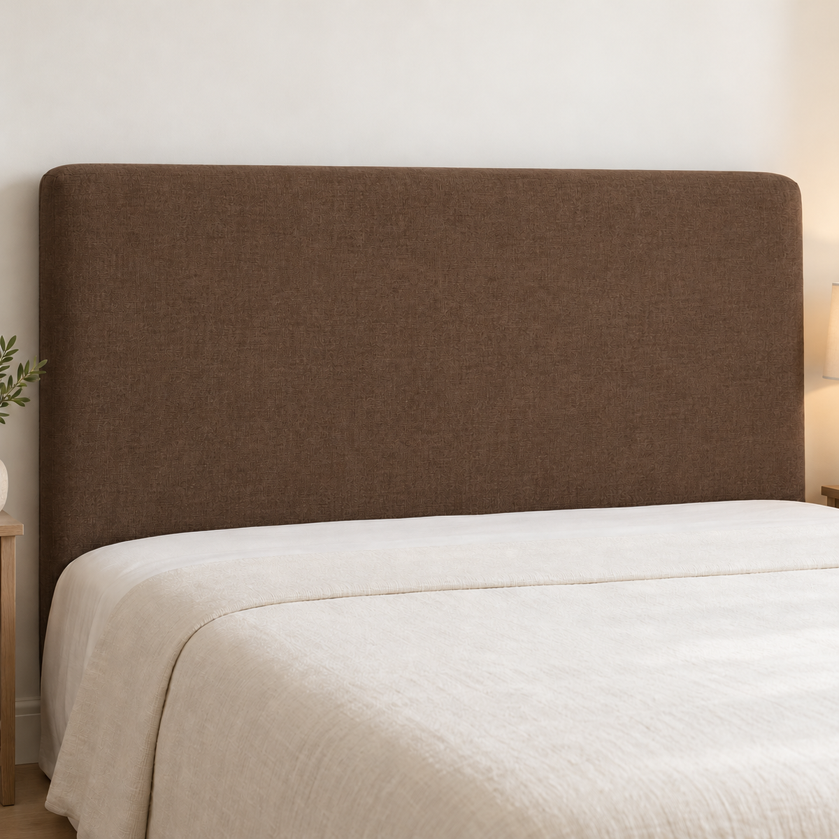 Bed Headboard Cover – Brown