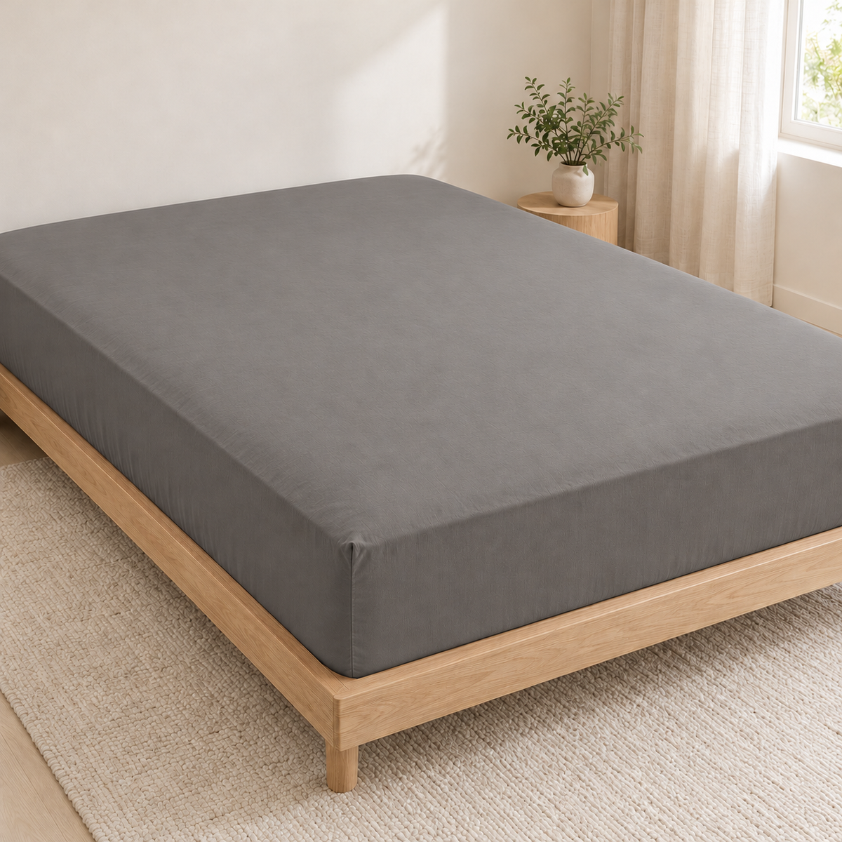 Waterproof Mattress Cover – Grey